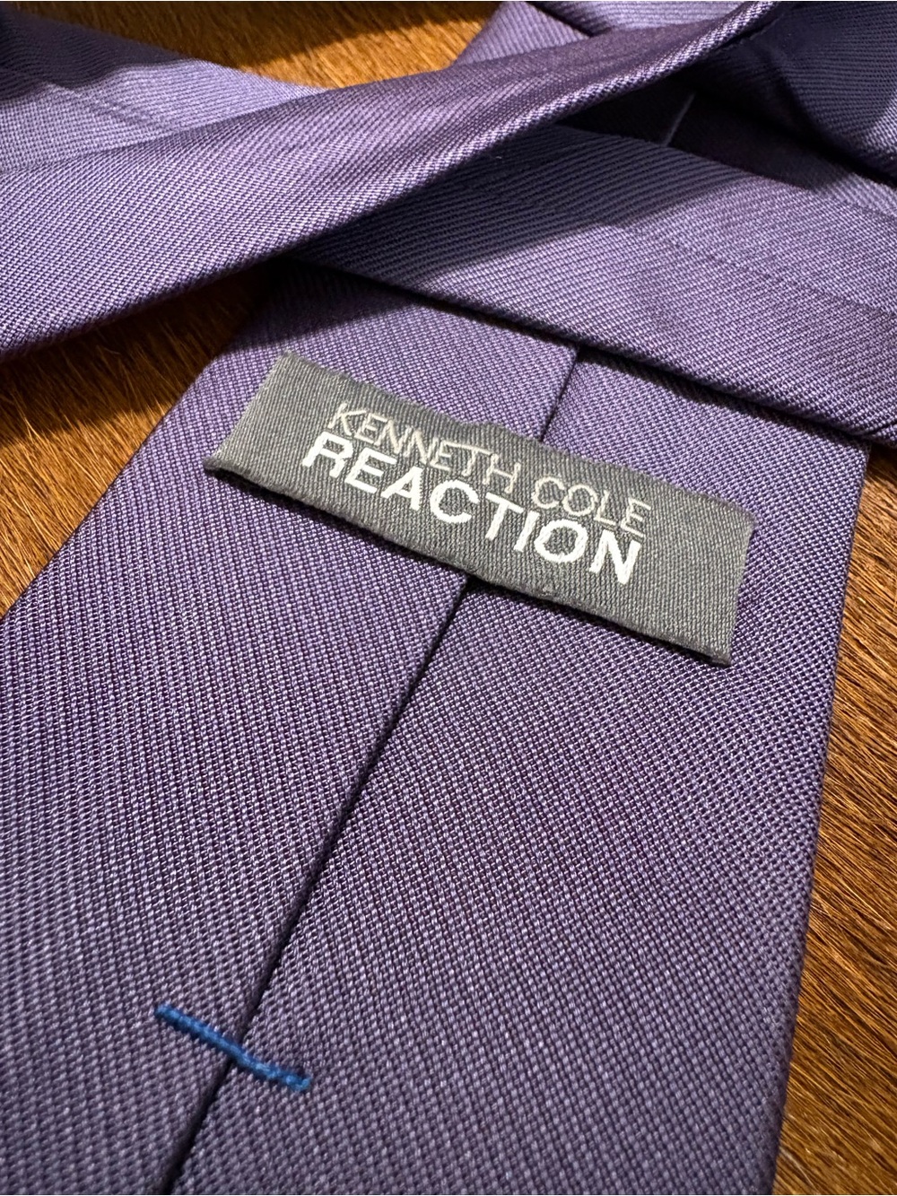 Kenneth Cole Reaction Deep Purple Textured Tie